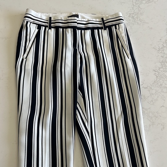 Striped straight leg trousers - Picture 2 of 2